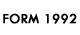 Form 1992